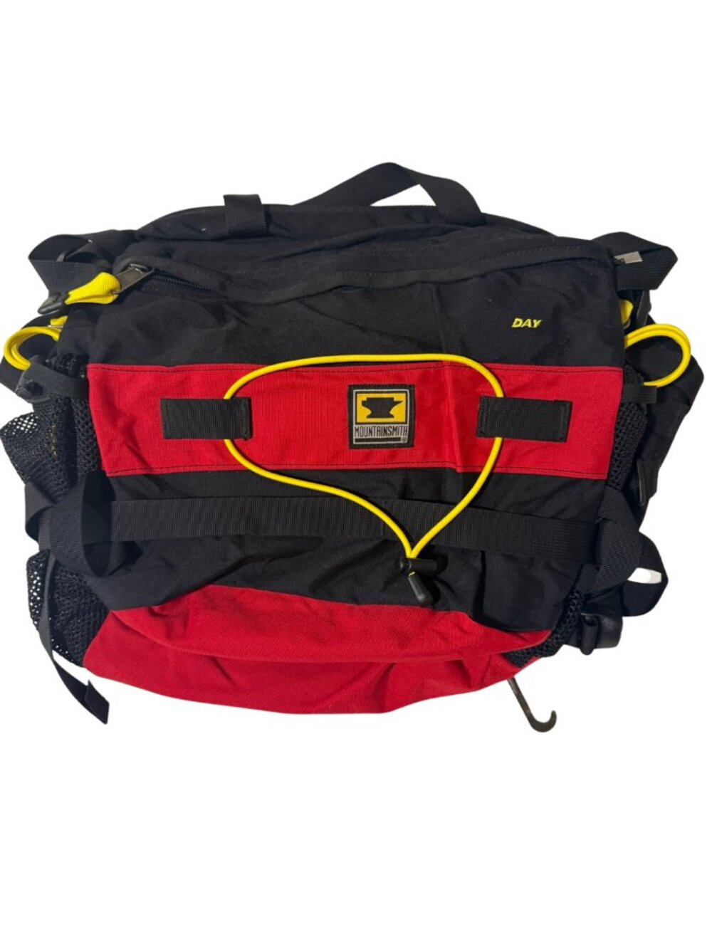 Mountainsmith Day Lumbar Pack Backpack Red Black Yellow Vintage Hiking Bag